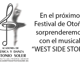 En el próximo Festival de Otoño sorprenderemos con el musical: Tributo a West Side Story